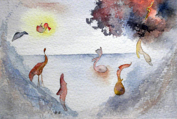 20011000 Sanctuary Threatened  Postcard (4x6 )  10.3x15.5cm